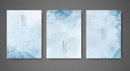 Cover template with watercolor background. Design for your cover, date, postcard, banner, logo.