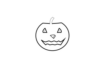halloween pumpkin head
