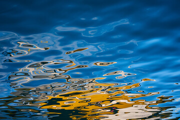 abstract reflection in the water