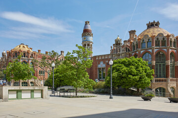 Recinte modernista de Sant Pau, Hospital de Sant Pau, Barcelona.