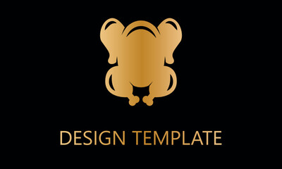 broiler chicken meat vector logo template