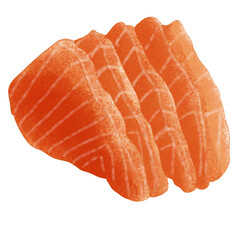 slice of salmon