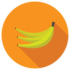 banana icon vector