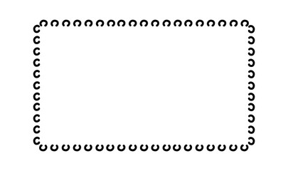 Doodle frames. Rectangle hand drawn borders. Squared ornament frame for sketchbook or bullet journal. Vector collection