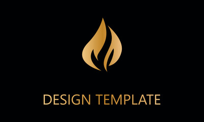 fire flame vector logo template
