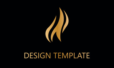 fire flame vector logo template