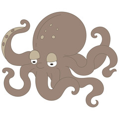 octopus cartoon illustration