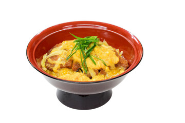とろ〜り玉子のカツ丼　PNG透過