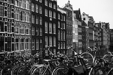 Fototapeta na wymiar Bicycle Culture in Amsterdam