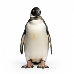 emperor penguin isolated white background Created with GenAI Software