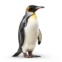 penguin isolated white background Created with GenAI Software