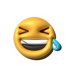 Yellow emoji  love emoticons faces with facial expressions 3D stylized Emoji icons