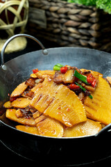 Home cooking made of spring vegetables, Hunan cuisine, Chinese cuisine