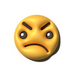 Yellow emoji  love emoticons faces with facial expressions 3D stylized Emoji icons