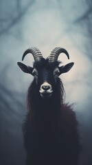 Gothic goat. Generative AI
