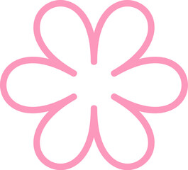 Lined Flower Icon