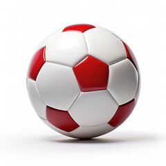 Fototapeta premium red soccer ball