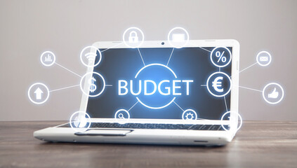 Concept of Budget. Business. Finance