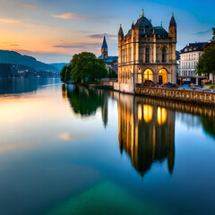 Naklejka premium view of the cathedral of st james