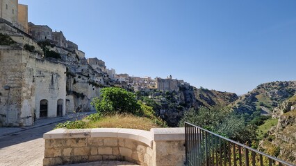 Fototapeta na wymiar View of the city Matera 