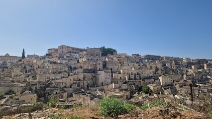 Obraz premium View of the city Matera 