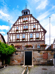 Town hall in Homberg Efze, hesse, Germany