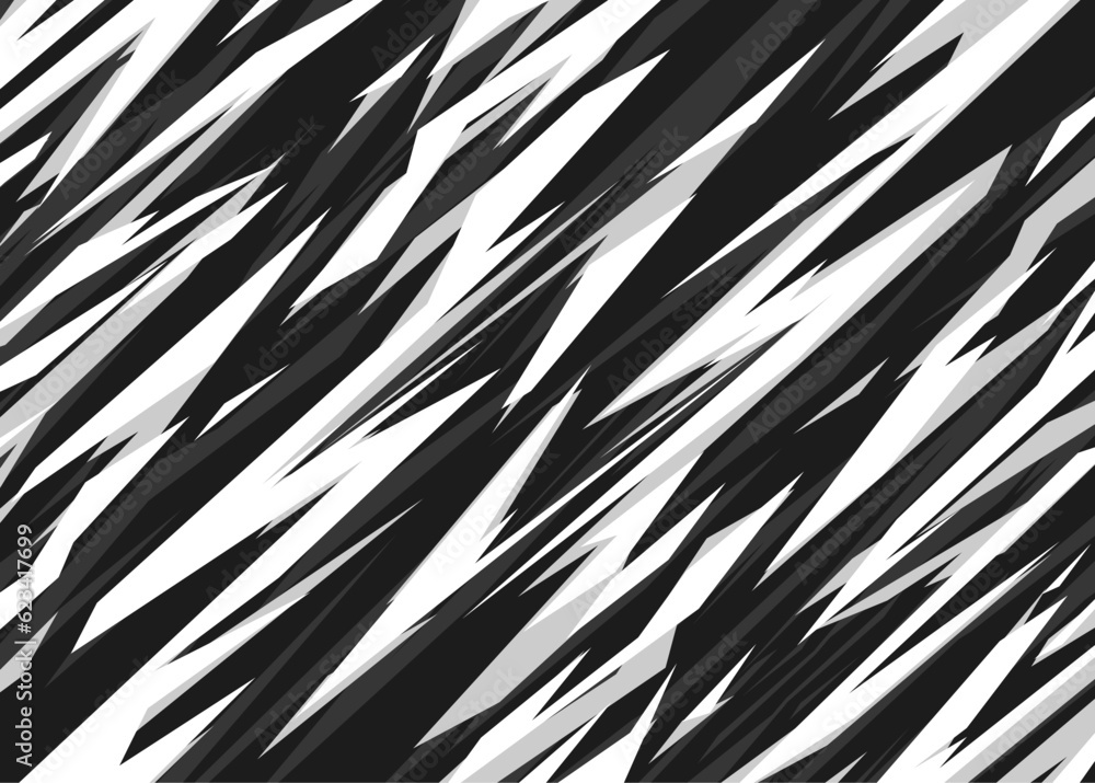 Poster abstract background with rough and jagged diagonal slash stripe pattern