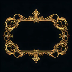 Antique Elegant Decorative Ornamental Frame