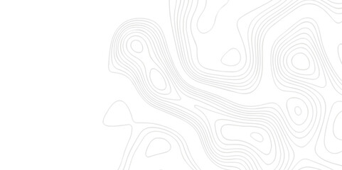 Fototapeta premium Topographic map background geographic line map with elevation assignments. The black on white contours vector topography stylized height of the lines map.