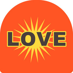 Love Sun Badge