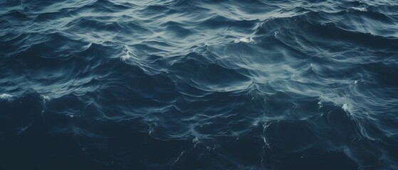Fototapeta na wymiar Dark ocean waves. Generative AI
