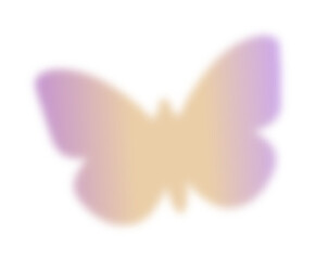 Blurred Gradient Butterfly