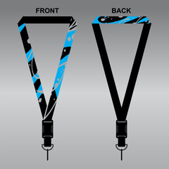 Lanyard Template Design For Company Purposes And More	