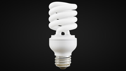 Light Bulb_Front View02_Black Background
( 3D Rendering , 3D Illustration )