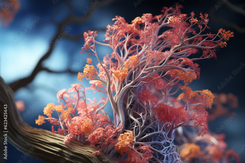 Poster a medical animation demonstrating the movement of mucus in the bronchial tree and the role of cilia 