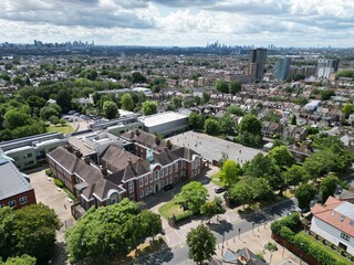 Fototapeta na wymiar Walthamstow School for Girls,London,UK drone,aerial ..