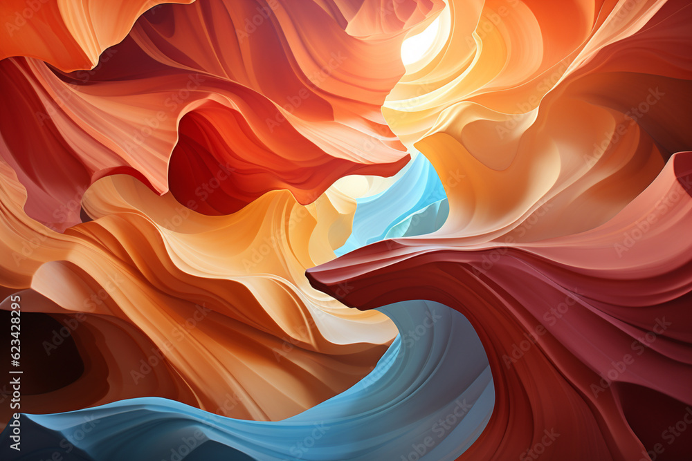 Poster the colors and textures of the desert, capturing its essence and evoking a sense of tranquility and 