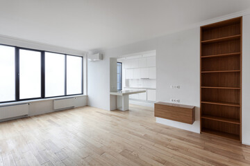 new interior at modern apartment studio after renovation