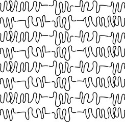 Horizontal wavy lines look like radio waves