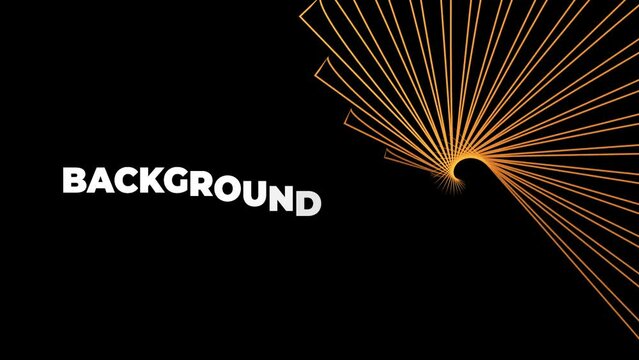 Line abstract futuristic motion background for title or text animation