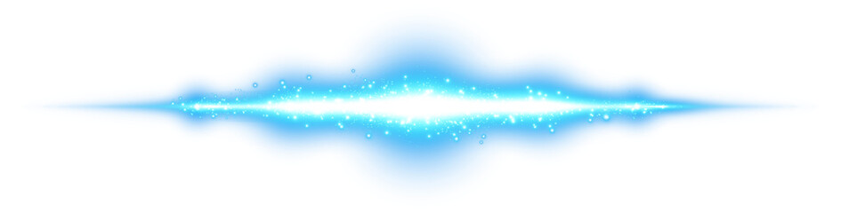 Yellow horizontal lens flares. Laser beams, horizontal light rays. Beautiful light flares. Glowing streaks on transparent background. PNG.