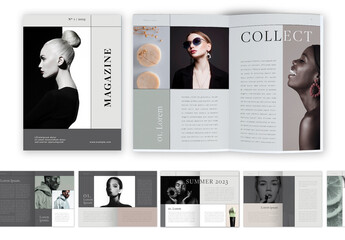 Minimal Lines Print Magazine