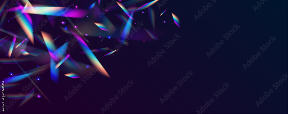 Aufkleber Crystal Rainbow Light Effects. Overlay for backgrounds.Triangular prism concept. Light streak overlay pattern designs. 