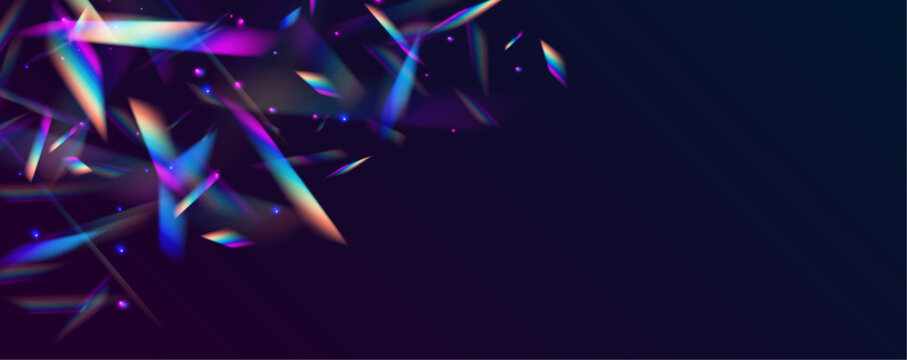 Crystal Rainbow Light Effects. Overlay for backgrounds.Triangular prism concept. Light streak overlay pattern designs. 