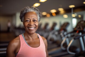 Portrait of senior lady, woman working out gym fitness, fitness concept, woman. Senior healthy lifestyle