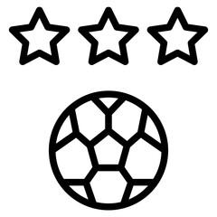 Obraz premium soccer ball line 