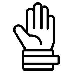 glove goalkeeper line