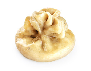 Georgian dumplings khinkali isolated on white background. With clipping path.