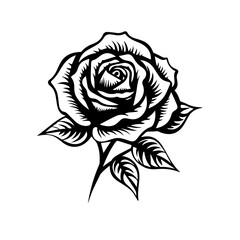 rose flower vector illustration