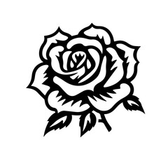 rose flower vector illustration